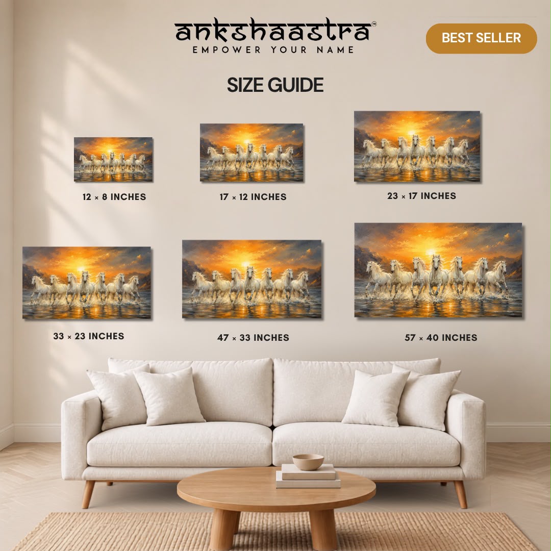 Vijay Gati White Vastu Painting - The Classic Symbol of Surya's Power